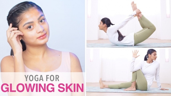 basic yoga poses for glowing skin photos