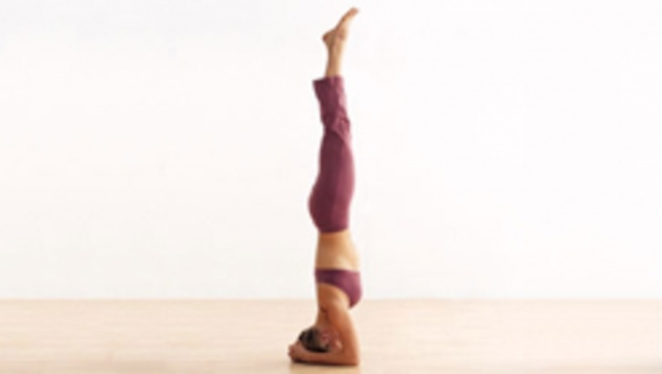 basic yoga poses headstand without hands picture