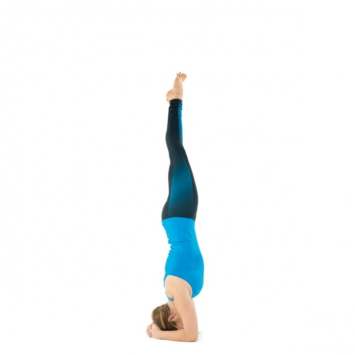 easy headstand yoga pose image