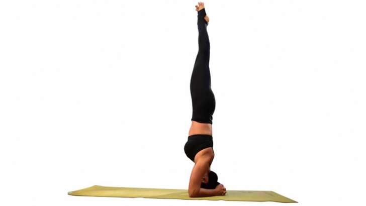 guide of yoga poses headstand without hands picture