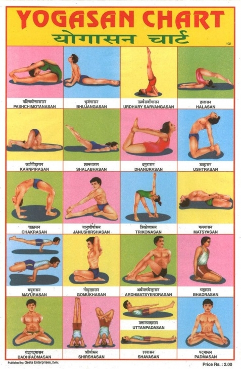 most important yoga poses and their names picture