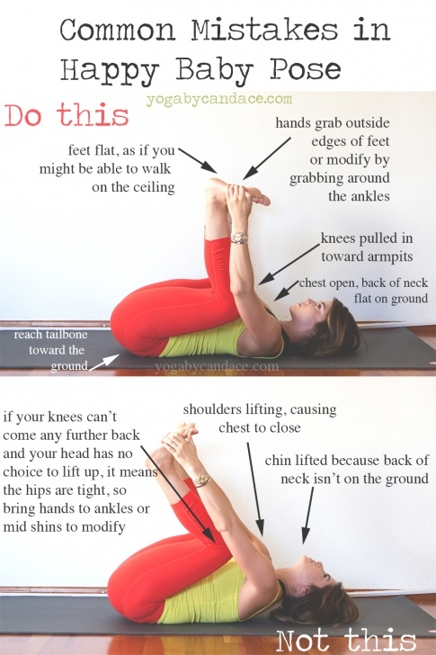 most important yoga poses happy baby image