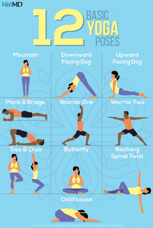 popular basic poses in yoga photos